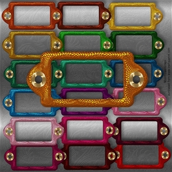 Metallic name plates 