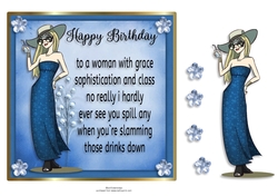 7x7 Topper funny Birthday