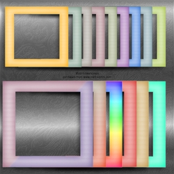 Soft mist square frames