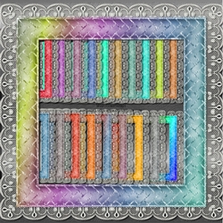 20 Lace trim frames 