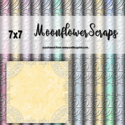 7x7 Pastel Lace backgrounds