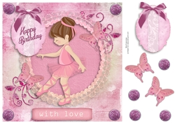 8x8 With Love Ballerina
