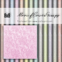 8x8 Romantic Swirl backgrounds