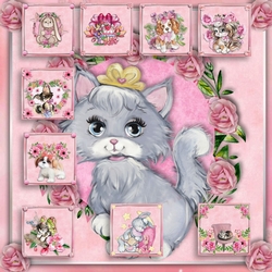 8x8 Watercolour Cuties Bumper kit