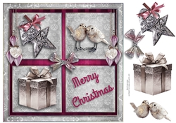 8x8 Silver Christmas