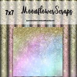 7x7 Dreamy Magical Sparkle Backgrounds