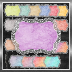 Watercolour Floral Lace Mats
