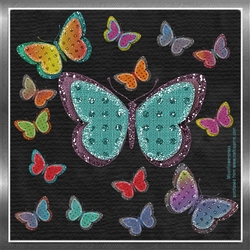 Glittery Butterflies 