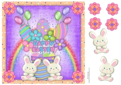8x8 Cute Easter Bunnie