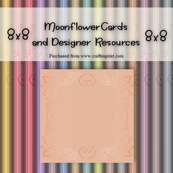 8x8 Delicate  trim Backgrounds