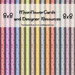 8x8 Pawprint Backgrounds