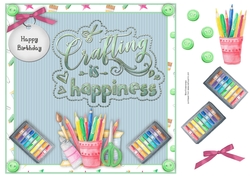 8x8 Crafty Birthday 