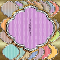 Gold/Silver Trim Mat