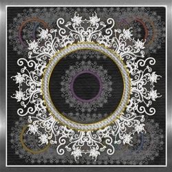 Diamond Lace Border Frames