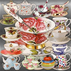 Designer Resource Teacups And Pots