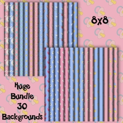 Ohhh Baby Mega Hugs Background Bundle