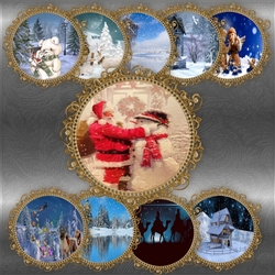 Decorative Christmas plates