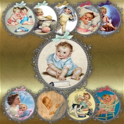 Vintage Baby Plates