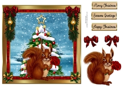 Squirrel Winter Wishes 