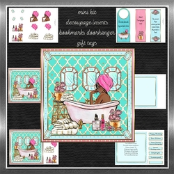Pamper Birthday Ethnic lady Mini Kit