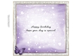Purple Birthday Insert