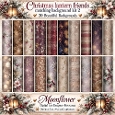 Christmas lantern friends matching background kit 2