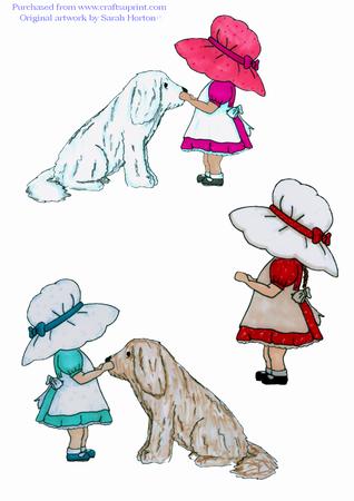 Girl & Dog