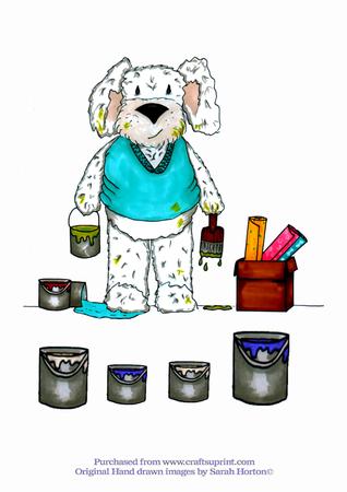 Painting Dog