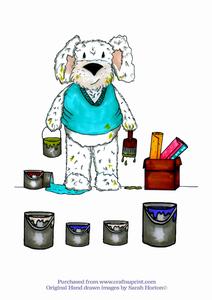 Painting Dog