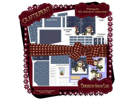 Christmas Penguin Advent Drawers Sets