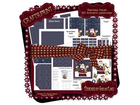 Santa Noel Advent Drawers Sets