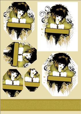 Emo Girl Gold