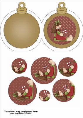 Christmas Bauble Doll