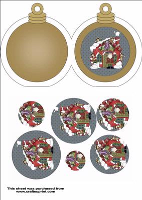 Christmas Bauble Santas Workshop
