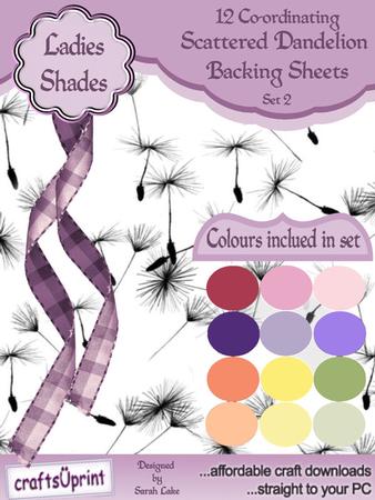 Dandelion Clock in the Wind Set 2 Ladies Shades