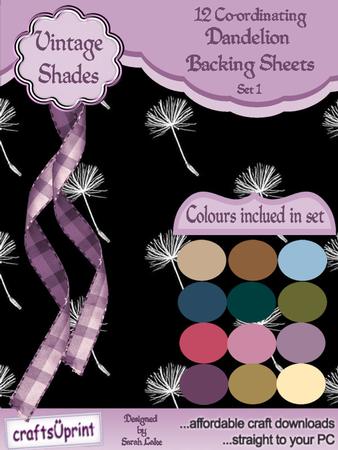 Dandelion Clock Vintage Shades
