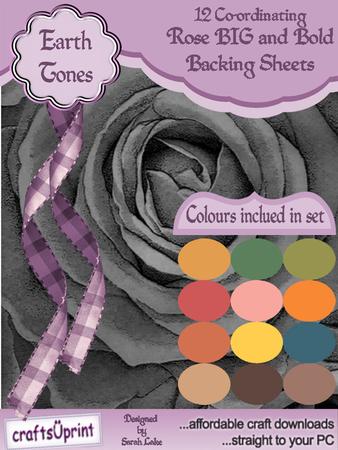 Rose Big and Bold Earth Tones