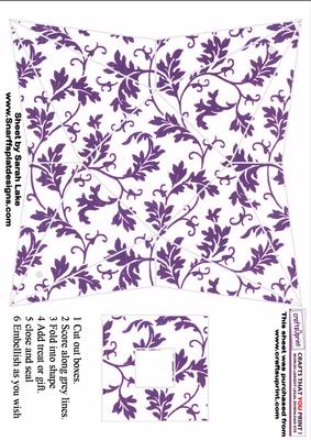 Vine Leaves in Magenta