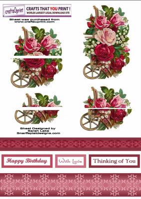 Wheelbarrow of Roses
