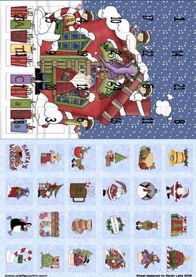 Advent Calendar Card 'north Pole'