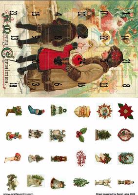 Advent Calendar Card 'toy Shop Window'