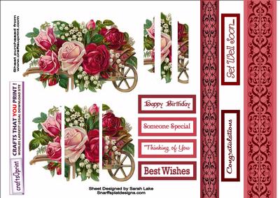 Wheelbarrow of Roses
