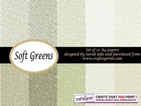 Little Flower 'soft Greens'