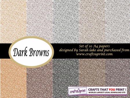 Little Flower 'dark Browns'