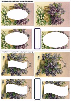 Basket of Flowers 3 Duo Sheet