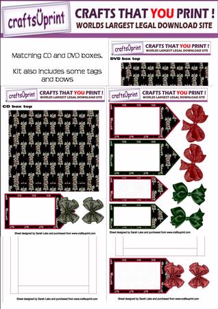 Contempary Tree Dvd and Cd Gift Boxes