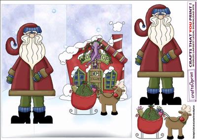 Santa at the North Pole