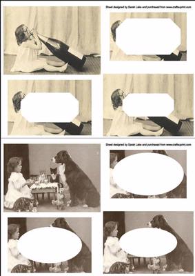 Vintage Photo Duo Sheet