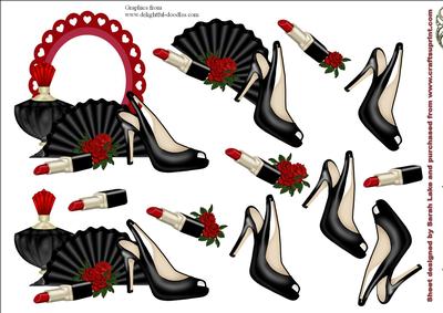 Black and Red 3D