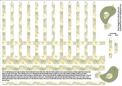 Birdcage Cream Floral
